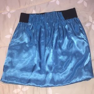 Light Blue Neon Skirt with pockets!! 💙💙